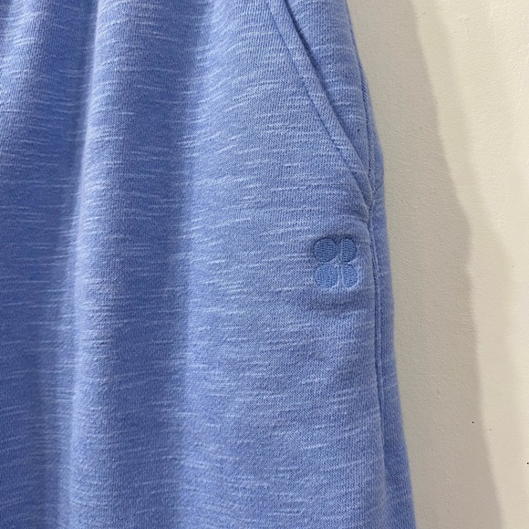 Sweaty Betty High Waist Essential Taper Oversized Trouser Coast Blue Size S - Picture 13 of 16